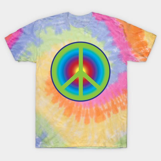 Rainbow Peace T-Shirt by Bits